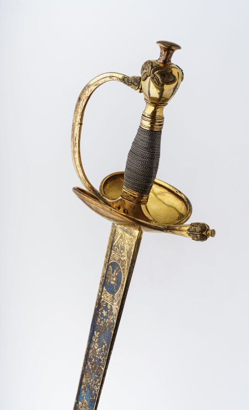 Шпага офицерская пехотная. Россия, Златоуст, 1825 г. Мастер И. Бушуев