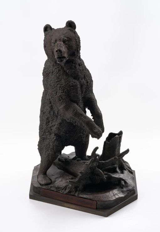 Скульптура «Лисинский медведь» (Вздыбленный медведь). Россия, 1860–1870-е гг.