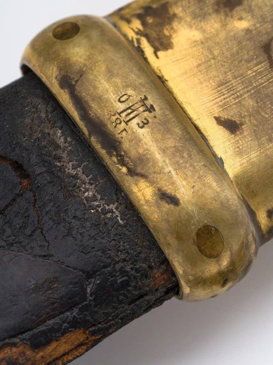 Шашка офицерская образца 1881 года «Золотое оружие» с надписью «За храбрость»