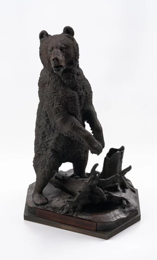 Скульптура «Лисинский медведь» (Вздыбленный медведь). Россия, 1860–1870-е гг.