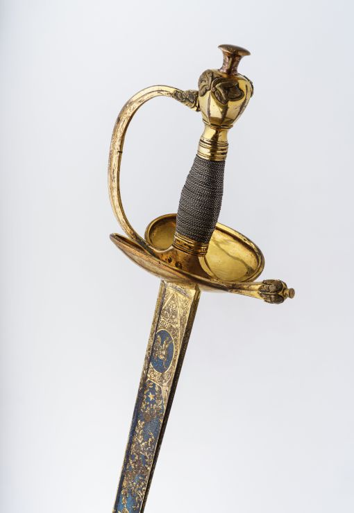 Шпага офицерская пехотная. Россия, Златоуст, 1825 г. Мастер И. Бушуев