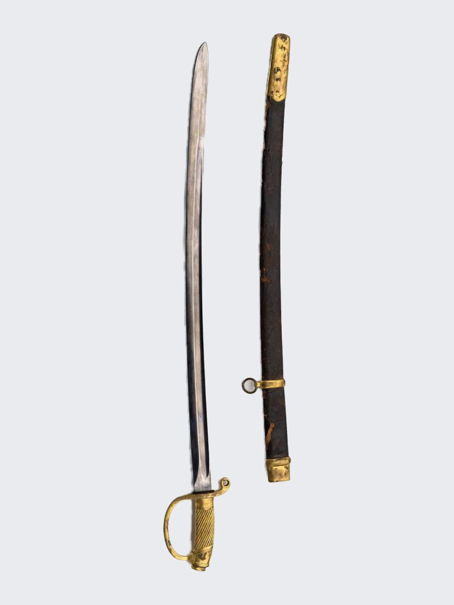 Шашка офицерская образца 1881 года «Золотое оружие» с надписью «За храбрость»